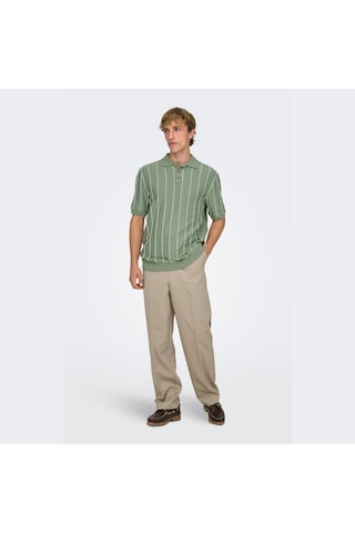 Only & Sons Saim Erkek Yeşil Polo Tişört 22037080-ıbg Yeşil