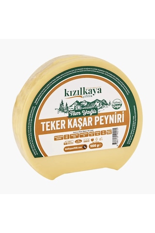 Kızılkaya Çiftlik Teker Kaşar Peyniri 1 KG
