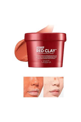 Missha Gözenekli Ciltler İçin Amazon Kili Maskesi 110 ML Amazon Red Clay Pore Mask
