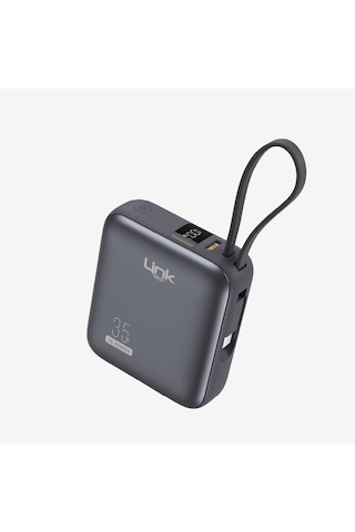 Pd35 Süper Hızlı Şarj 35w Turbo Destekli 10.000 Mah Powerbank Füme