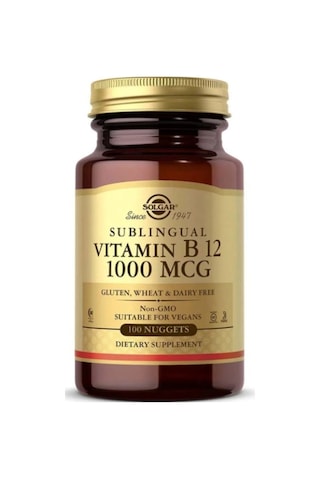 Solgar Vitamin B12 1000 Mcg 100 Dil Altı Tablet