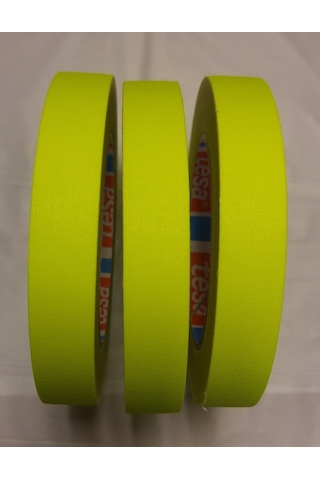 Tesa Fosforlu Bez Bant 19Mmx25Mt Sarı