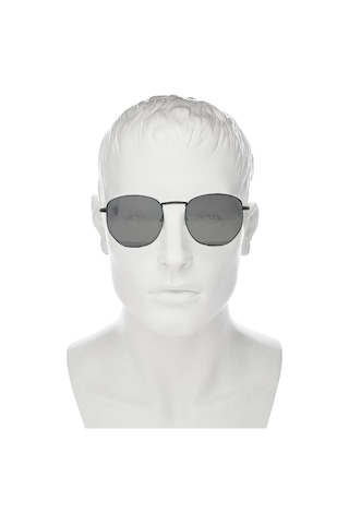 Thentech Oval Siyah Cam Unisex Polarize Kadın Ve Erkek Güneş Gözlüğü Mo14 Siyah