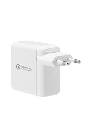 Spigen Essential F207 Qualcomm 3.0 Çift Usb İp Hızlı Şarj Aleti - 30w Hızlı Şarj Cihazı