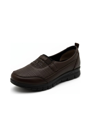 Dosa Shoes 972 Siyah Babet Anne Ayakkabısı-kahve Kahverengi