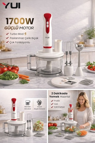 Yui M53 Multiblender 1700w Paslanmaz Çelik 1.5l Kapasite