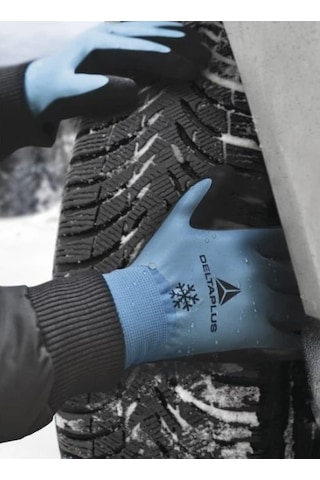 Soğuk İş Eldiveni Delta Plus Vv736 Mavi Akrılık Polıamıd Eldıven No 9