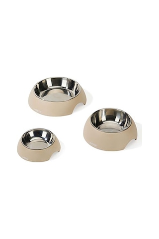 M-pets Eco Bamboo Küçük Irk Köpek Ve Kedi Mama Ve Su Kabı Bej 190 Ml 244-51043.01