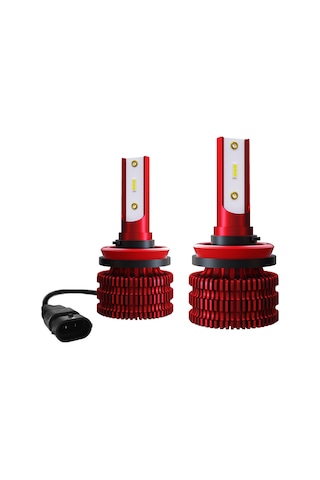 Youtek K5 Araba Led Farları H8/h9/h11 6000k Soğuk Beyaz 4000lm 36w Plug&play Ip68 Su Geçirmez Isı Dağıtımı