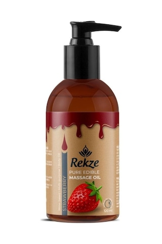 Rekze 2'li Tatlı Kaçamak: Çilek Ve Çikolata Aromalı Erotik Masaj Yağı