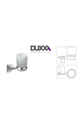 Duxxa F1 Diş Fırçalık Krom Gri
