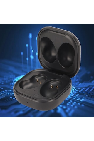 Honmex Samsung Galaxy Buds Live Sm-r180 İçin Yerine Geçici Usb Şarj Kutusu - Siyah, 600mah Batarya, Type-c, Led Göstergeli, 4 Kere Şarj Eder Diğer