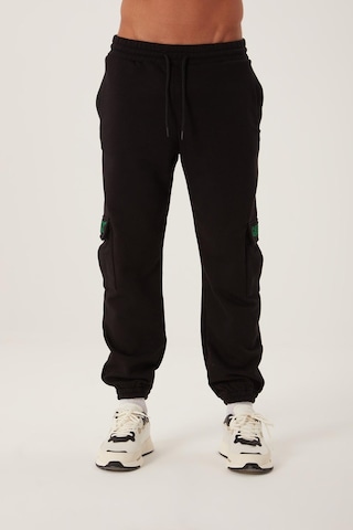 Quhox Erkek 3 İplik Jogger Eşofman Altı Siyah