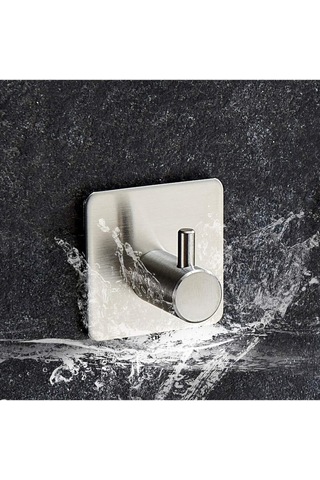 Zift Unique 4 Adet Paslanmaz Çelik Banyo Askısı / Bornoz Askısı / Havlu Askısı / Havluluk / Askılık Diğer