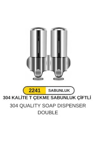 Dolumax T Çekmeli Sıvı Sabunluk Ve Şampuan Verici 2 Li Parlak