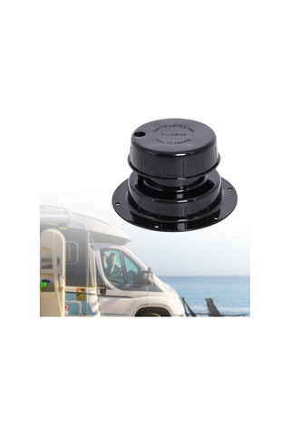 Suntek Genel Rv Kanal Havalandırma Kapağı Karavan Siyah