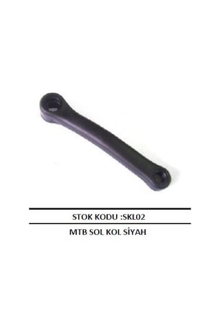 Mtb Bisiklet Sol Kol Siyah Dişli Kolu Siyah - Kırmızı - Beyaz