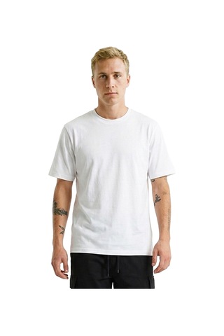 Sportive Bane Erkek Beyaz Günlük Stil T-shirt 26ye0017-kbyz