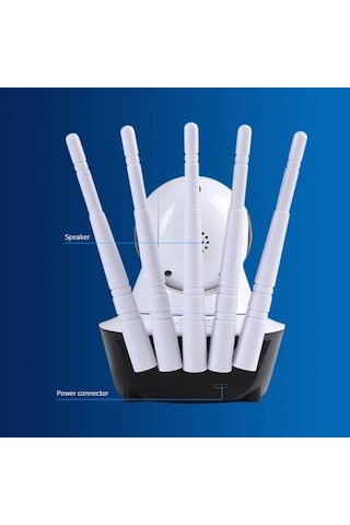 5 Antenli Angeleye Ks-516 Ip Güvenlik Kamerası Gece Görüşlü Hd