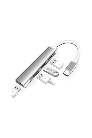 Maxgo 2004 Type-C To USB Hub 4 Port Çoklayıcı