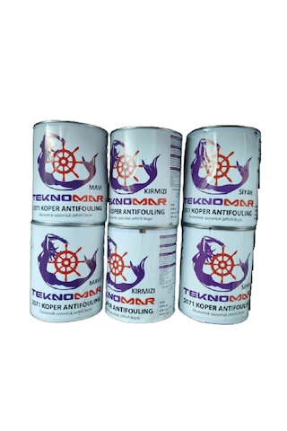 Tekne Zehirli Boyası. Siyah Zehirli Boya. 0,75 Litre