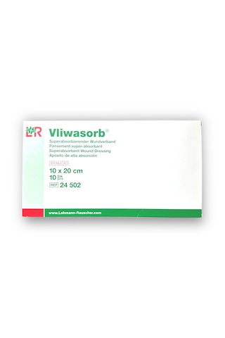 Vliwasorb Süper Emici Yara Örtüsü 10 X 20 Cm - 10 Adet