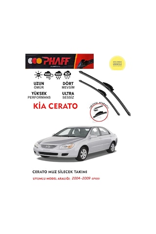 Kia Cerato Muz Silecek Seti 2006 Model Araca Özel Aparat Kia Cerato Muz Silecek Seti 2006 Model Araca Özel Aparat