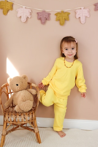 Kaşkorse Mevsimlik Pijama Takım sarı