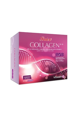 Balen Collagen Tip 123 Hyaluronik Asit 30 Şase 12100 MG x 3 Adet