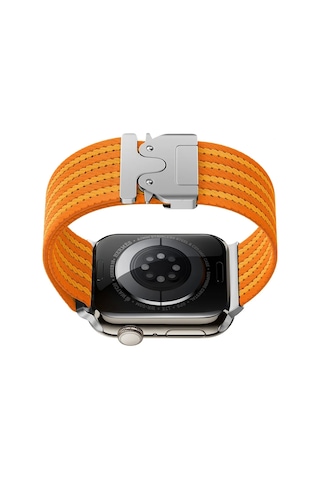 iOs Watch Uyumlu 10 46mm Redclick Krd-133 Naylon Kumaş Hasır Örgülü Kordon