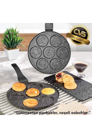Cvs Dn 20061 Emojili Döküm Pankek Tavası Granit