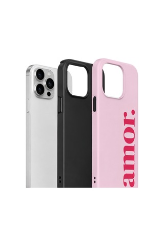 Apple iPhone Uyumlu 14 Pro Max Vorian Çift Katmanlı Kılıf Amour Pink