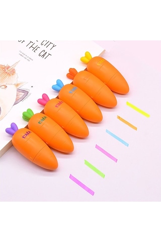 Kişiye Özel Altın Yaldızlı Siyah Mermer Tasarımlı Lastikli Defter & 6'Lı Havuç Kalem