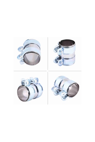 Geeroyoo Otomotiv Paslanmaz Çelik Egzos Boru Klemensi - 2.5 İnç - Dayanıklı, Hassas Cnc İşleme, Kolay Kurulum - Evet Paketi