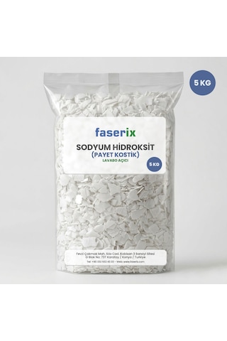 Faserix Payet Kostik Sodyum Hidroksit 5 KG