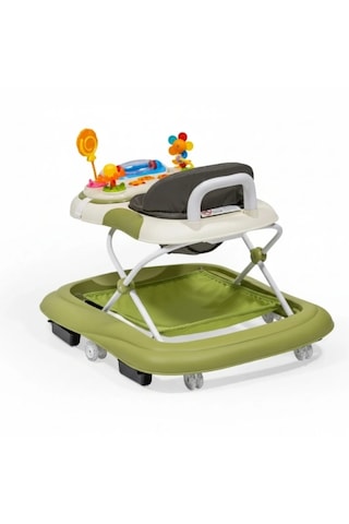 Duux Kidido 3 Kademeli Yükseklik Ayarlı Sallanan Bebek Yürüteci Yeşil