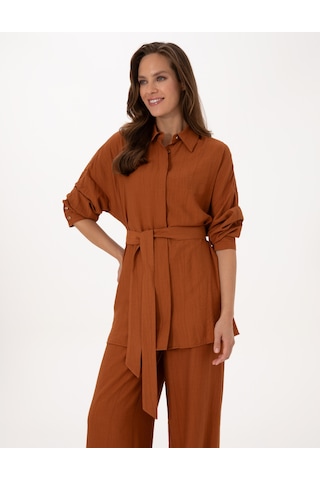 Pierre Cardin Kadın Tarçın Gömlek Desenli 50309964-vr191 Tarçın