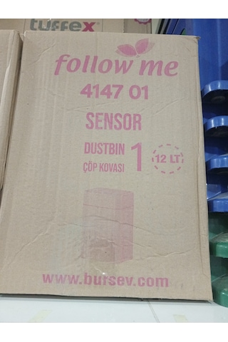 Sensörlü Çöp Kovası 12 Litre Beyaz