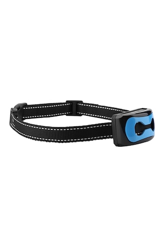 Qingmipy Mavi Usb Şarjlı Su Geçirmez 7 Seviye Hassasiyetli Titreşimli Köpek Havlama Durdurucu Eğitici Kemer