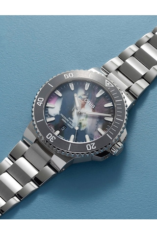 Oris Aquis Date Upcycle 01 733 7789 4150-07 8 23 04peb Çok Renkli