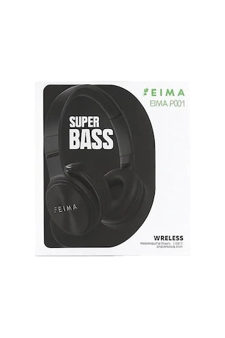 Eima P201 Bluetooth Kulaklık Kablosuz Kulak Üstü Super Bass