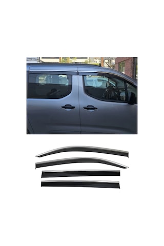 Rifter/combo/berlingo-/proace/doblo Araca Özel Kromlu Cam Rüzgarlığı