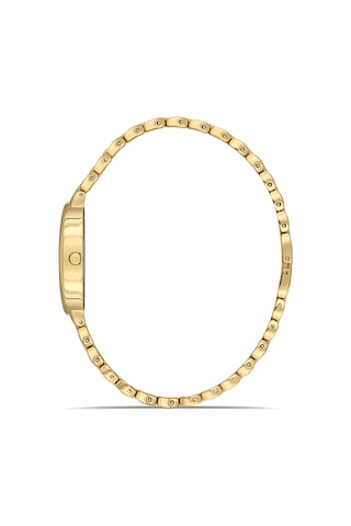 Ferro Fl21510awt-b2 Quartz Çelik Altın Rengi Siyah Kadran 22 Mm Kadın Kol Saati Altın