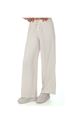 Penyebizden Flosh Viskon Oversize Pantolon-krem