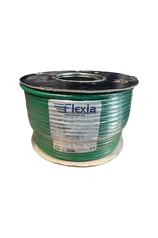 Flexia 100 Metre Yeşil Rg6 - U6 Tv Kablosu