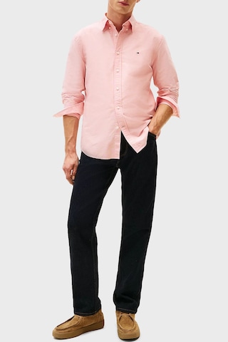 Tommy Hilfiger Erkek Gömlek Mw0mw35774 Scx Orange Orange