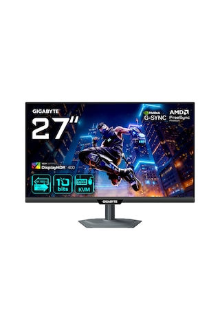 Gigabyte M27UP 27" 1 ms 4K 160 Hz - Full HD 320 Hz Pivot IPS Oyuncu Monitörü