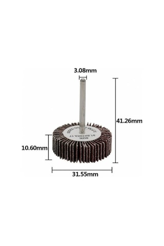 Mini Gravür Cihazlara Flap Zımpara Disk Seti