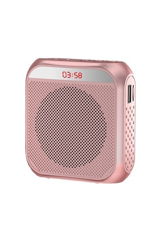 Geeroyoo Kahverengi - Kablosuz Öğretmen Mikrofonu, Taşınabilir Büyük Sesli Satış Hoparlörü, Piyasa Promosyonu İçin Hafif Ve Dayanıklı