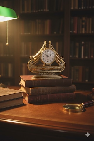 Nostaljik Yelkenli Gemi Tasarımlı Masa Saati Antik Altın Renkli Dekoratif Ofis Ev Hediyesi Saat 28cm Sarı